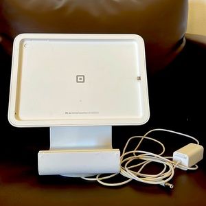 Square stand for iPad model : S089 white color